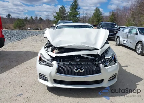 2015 Infiniti Q50 Premium from USA, damaged, VIN JN1BV7ARXFM399617